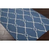 Surya Fallon FAL1011 Dark Blue Beige Area Rug 2 ft. 6 in. X 8 ft. Runner