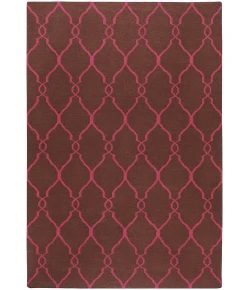 Surya Fallon FAL1012 Dark Brown Fuschia Area Rug 2 ft. X 3 ft. Rectangle