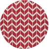 Surya Fallon Red FAL-1053 8ft. x 8ft. Round Rug