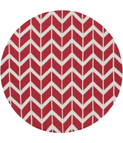 Surya Fallon Red FAL-1053 8ft. x 8ft. Round Rug
