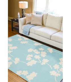 Surya Fallon FAL1063 Aqua Beige Area Rug 2 ft. X 3 ft. Rectangle
