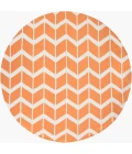 Surya Fallon Orange FAL-1081 8ft. x 8ft. Round Rug