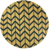 Surya Fallon FAL1090 Olive Dark Blue Area Rug 8 ft. X 8 ft. Round