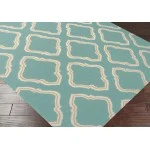 Surya Fallon FAL1097 Aqua Mustard Area Rug 8 ft. X 11 ft. Rectangle