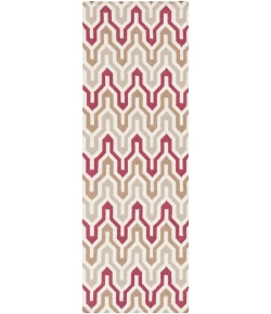 Surya Fallon FAL1104 Ivory Medium Brown Area Rug 2 ft. 6 in. X 8 ft. Runner