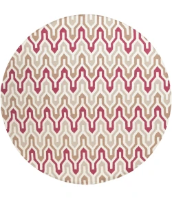 Surya Fallon FAL1104 Ivory Medium Brown Area Rug 8 ft. X 8 ft. Round