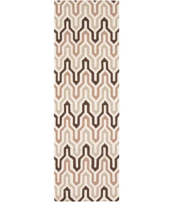 Surya Fallon FAL1106 Dark Brown Camel Area Rug 3 ft. 6 in. X 5 ft. 6 in. Rectangle