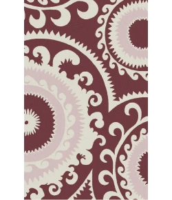 Surya Fallon FAL1115 Blush Burgundy Area Rug 2 ft. X 3 ft. Rectangle
