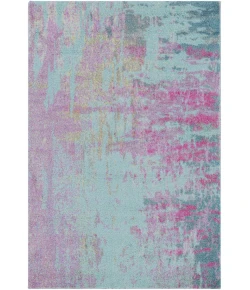 Livabliss Felicity FCT8003 Bright Purple Teal Area Rug 2 ft. X 3 ft. Rectangle
