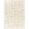 Livabliss Freud FEU2307 Ivory Black Area Rug 5 ft. 3 in. X 7 ft. Rectangle