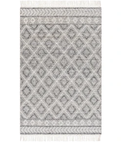 Livabliss Fleur FLE2301 White Gray Area Rug 5 ft. X 7 ft. 6 in. Rectangle