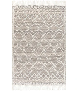 Livabliss Fleur FLE2302 White Dark Brown Area Rug 2 ft. 3 in. X 3 ft. 9 in. Rectangle