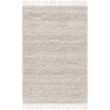 Livabliss Fleur FLE2306 White Dark Brown Area Rug 2 ft. 3 in. X 3 ft. 9 in. Rectangle
