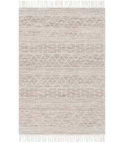 Livabliss Fleur FLE2306 White Dark Brown Area Rug 2 ft. 3 in. X 3 ft. 9 in. Rectangle