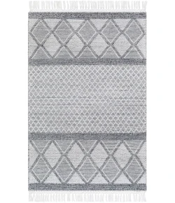 Livabliss Fleur FLE2307 White Black Area Rug 2 ft. 3 in. X 3 ft. 9 in. Rectangle