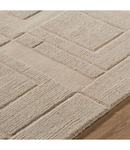 Frank Lloyd Wright Foundation Luxuries Beige FLW-2304 9 ft. X 12 ft. Rect. Rug