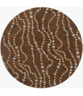 Surya Forum Dark Brown FM-7010 9ft.9in. x 9ft.9in. Round Rug