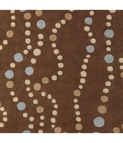 Surya Forum Dark Brown FM-7010 9ft.9in. x 9ft.9in. Round Rug