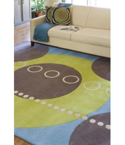 Surya Forum FM7013 Olive Denim Area Rug 9 ft. 9 in. Round