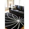 Livabliss Forum FM7072 Black Cream Area Rug 2 ft. X 3 ft. Rectangle