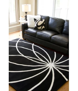Livabliss Forum FM7072 Black Cream Area Rug 12 ft. X 15 ft. Rectangle