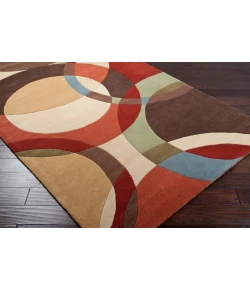 Livabliss Forum Dark Brown FM-7108 9 ft. 9 in. X 9 ft. 9 in. Square Rug
