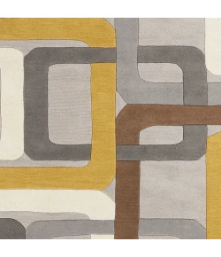 Surya Forum Gray FM-7159 4 ft. X 4 ft. Square Rug