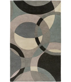 Livabliss Forum FM7193 Khaki Denim Area Rug 9 ft. 9 in. Round
