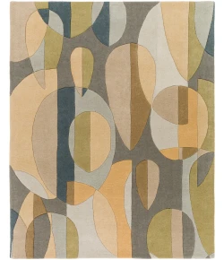 Surya Forum FM7197 Denim Sea Foam Area Rug 9 ft. 9 in. Round