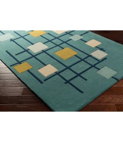 Livabliss Forum FM7201 Teal Dark Blue Area Rug 8 ft. X 11 ft. Rectangle