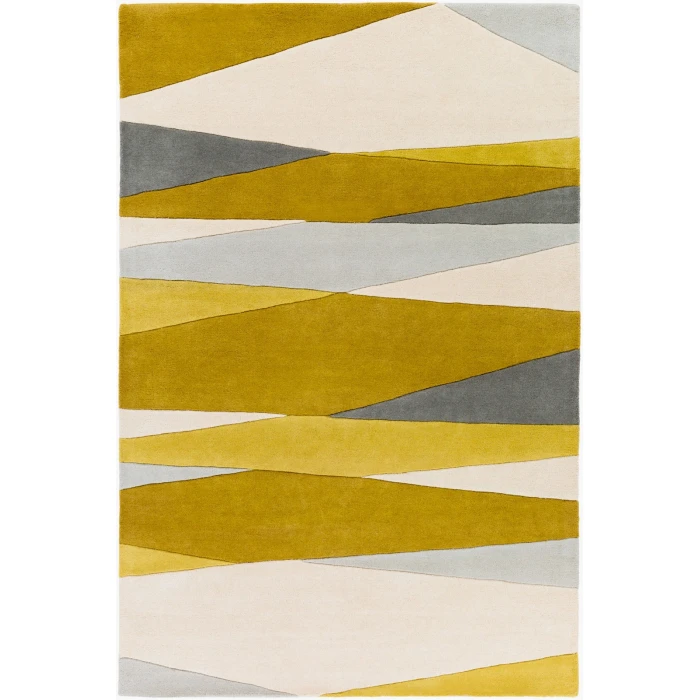 Livabliss Forum Yellow FM-7203 12 ft. X 15 ft. Rect. Rug