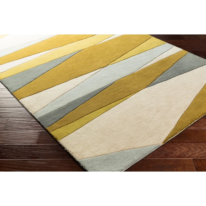Livabliss Forum Yellow FM-7203 12 ft. X 15 ft. Rect. Rug