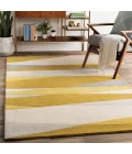 Livabliss Forum Yellow FM-7203 8 ft. X 10 ft. Specialty Rug