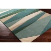 Livabliss Forum FM7204 Sea Foam Dark Green Area Rug 9 ft. 9 in. Round