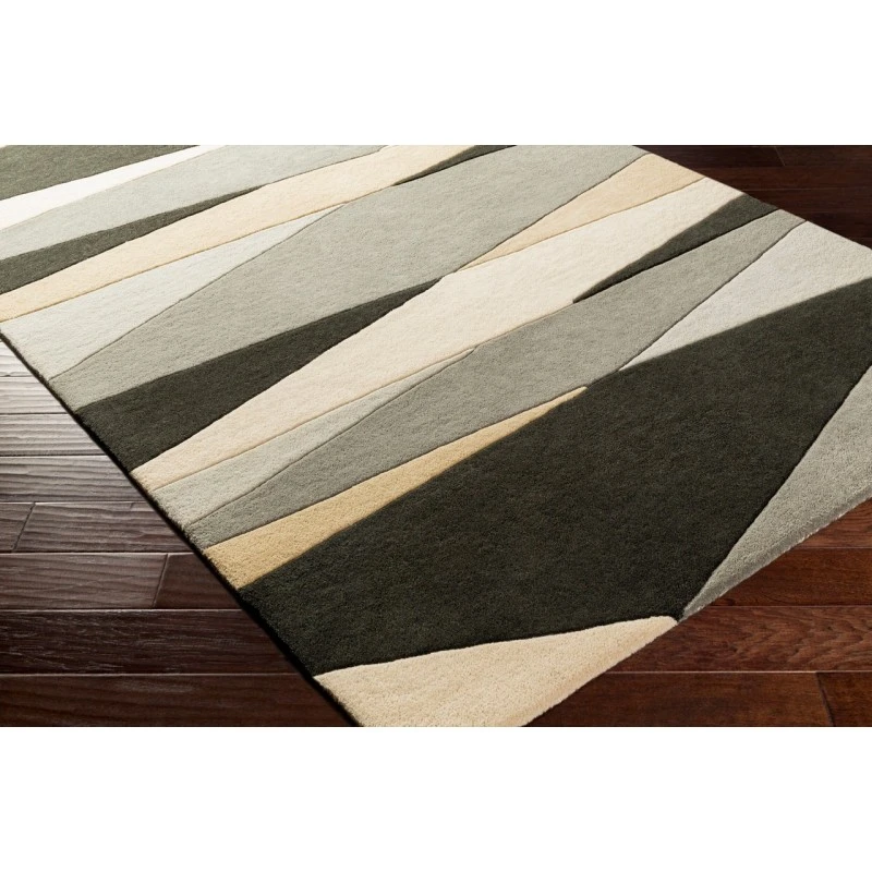 Surya Forum Black FM-7205 4ft. x 4ft. Round Rug