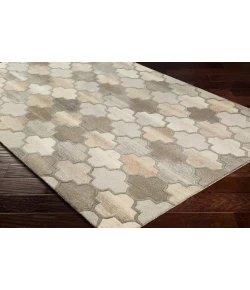 Livabliss Forum FM7208 Dark Brown Charcoal Area Rug 6 ft. Round