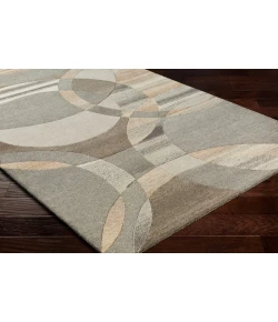Livabliss Forum FM7210 Dark Brown Charcoal Area Rug 8 ft. Square