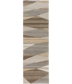 Livabliss Forum FM7211 Dark Brown Charcoal Area Rug 9 ft. 9 in. Round