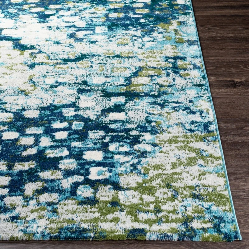LIVABLISS Floransa Medium Green FSA-2354 6ft.7in. x 9ft. Rect. Rug