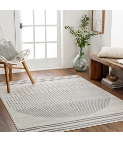 Livabliss Floransa FSA2368 Light Grey Taupe Area Rug 7 ft. 10 in. Square Square
