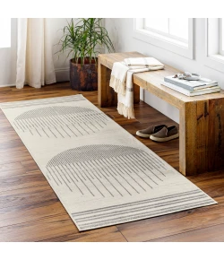 Livabliss Floransa FSA2368 Light Grey Taupe Area Rug 2 ft. 7 in. X 10 ft. Runner