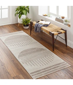 Livabliss Floransa FSA2370 Light Grey Taupe Area Rug 2 ft. 7 in. X 10 ft. Runner
