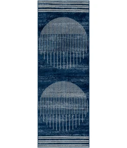 Livabliss Floransa FSA2371 Charcoal Pewter Area Rug 2 ft. 7 in. X 10 ft. Runner