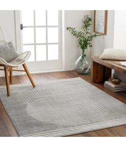 Livabliss Floransa FSA2375 Sage Pewter Area Rug 6 ft. 7 in. Square Square