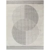 Livabliss Floransa FSA2377 Light Grey Taupe Area Rug 6 ft. 7 in. Square Square