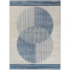 Livabliss Floransa FSA2379 Light Grey Taupe Area Rug 6 ft. 7 in. Square Square