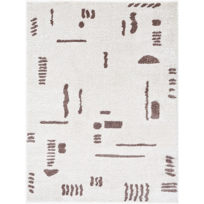 Livabliss Fossay Shag Light Beige FSG-2300 7 ft. 10 in. X 10 ft. Rect. Rug