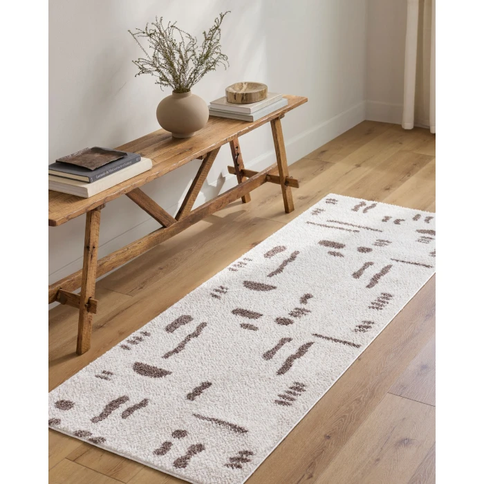 Livabliss Fossay Shag Light Beige FSG-2300 7 ft. 10 in. X 10 ft. Rect. Rug