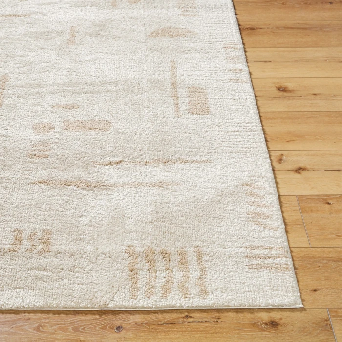 Livabliss Fossay Shag Light Beige FSG-2301 7 ft. 10 in. X 10 ft. Rect. Rug