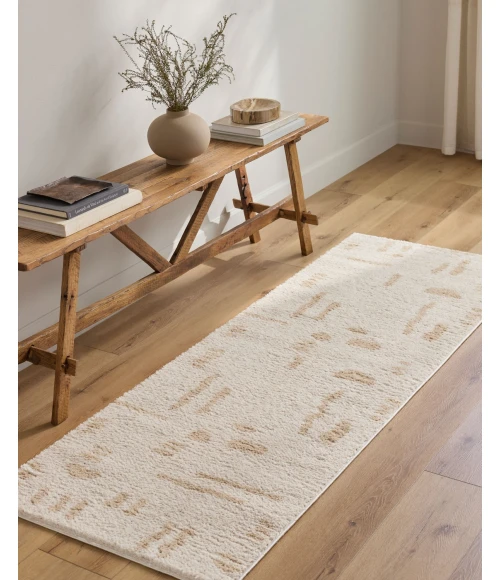 Livabliss Fossay Shag Light Beige FSG-2301 6 ft. 7 in. X 9 ft. Rect. Rug